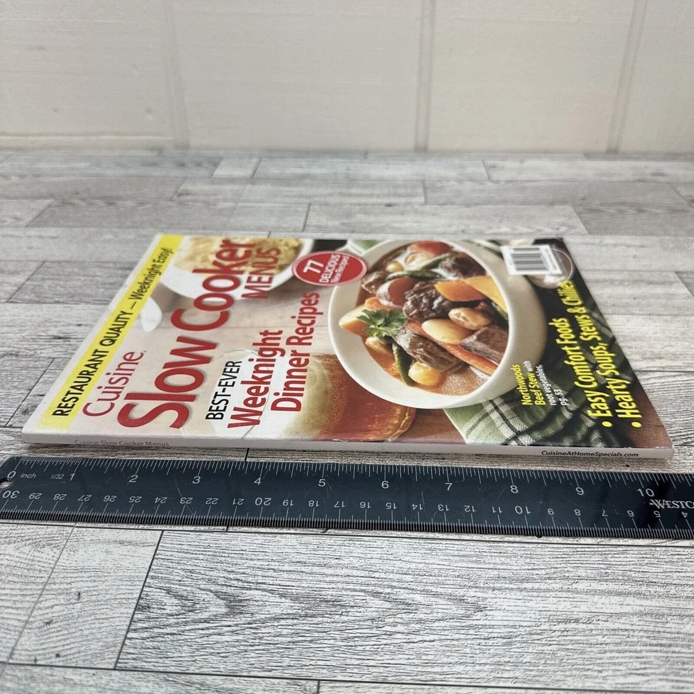 Slow Cooker Menus Cuisine‎ 2012 Special Issue Cookbook Magazine Comfort Food